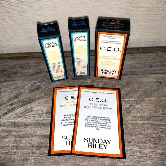 NEW Sunday Riley Good Genes and C.E.O. Samples - Picture 1 of 4